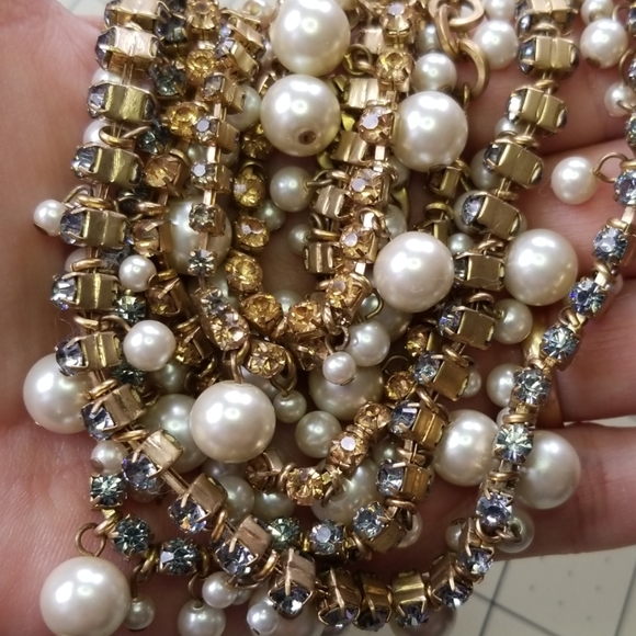 Kenneth Cole Jewelry - 🛍 Kenneth COLE 💎 Rhinestone Faux Pearl Necklace